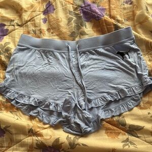 Victoria's Secret Blue Ruffle Panties Shorts